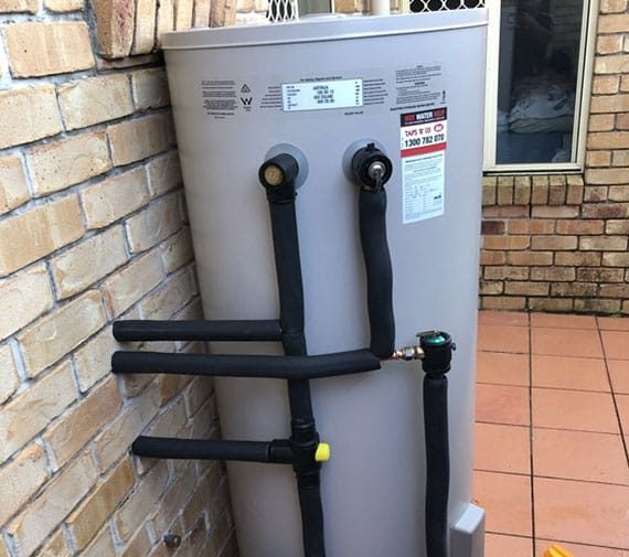 Outdoor Units Hot Water Tank — Plumbers in Kunda Park, QLD